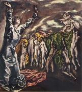 El Greco The Vision of St.John Spain oil painting artist